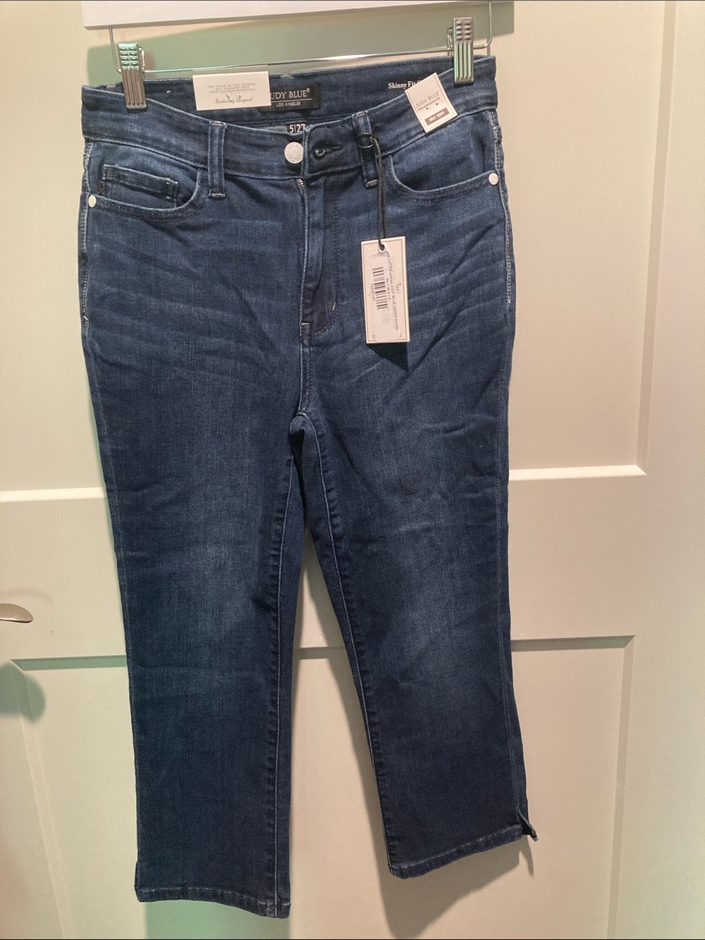 Judy Blue Dark Blue Ankle Crop Skinny Fit Capri